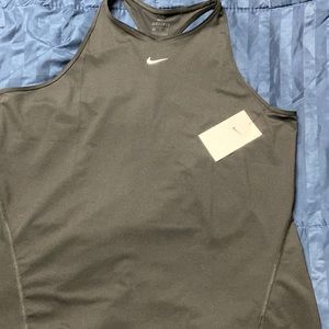 A black Nike muscle tank size extra-large